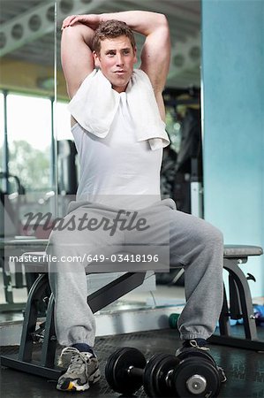 Man in gym