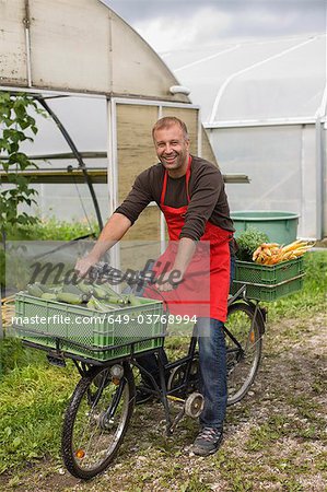 Farming vegetables and fruits