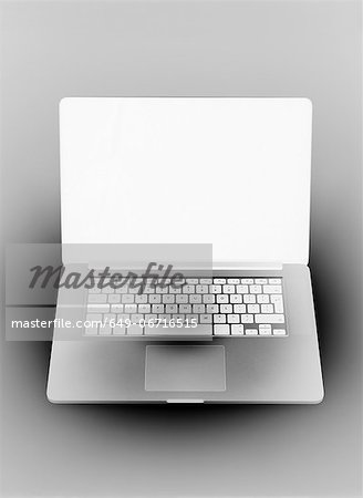 Inverted image of laptop computer