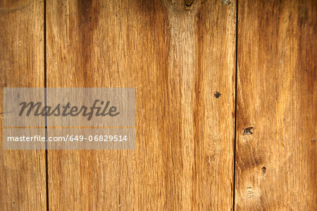 Close up of wood grain pattern on planks