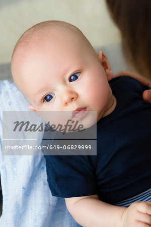 Portrait of baby bay looking away