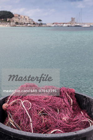 Fishing nets Marciana, Elba Island, Italy