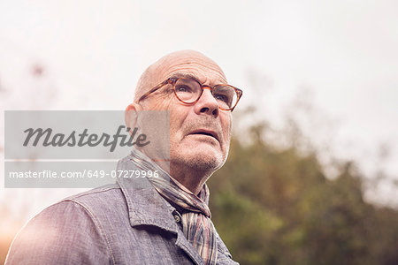 Portrait of senior man