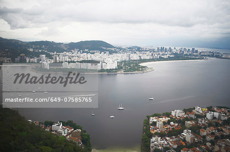 View of Rio De Janeiro from Sugar Loaf Mountain, Brazil