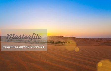 Rub al-Khali desert, empty quarter, Liwa desert, Qasr Al Sarab Desert Resort, United Arab Emirates