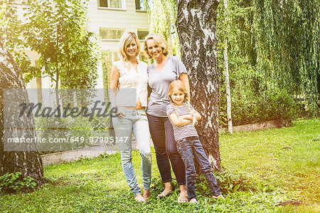 Three generation of women together