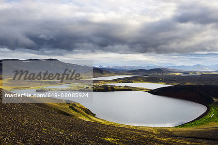 Veidivotn Lake, Highlands of Iceland Veidivotn Lake, Highlands of Iceland