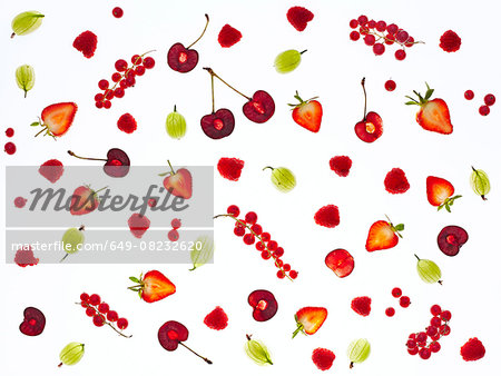 Backlit berries