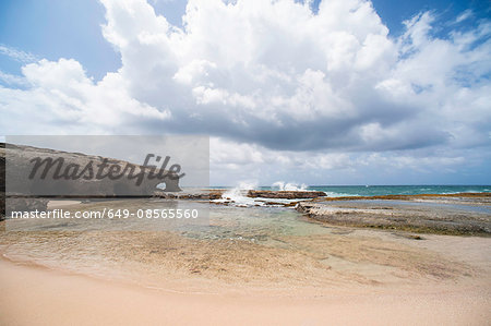 Empty beach, Barbados