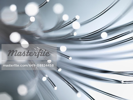 Bundle of fibre optic cables