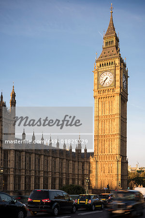 Dawn at Houses of Parliament, Westminster, London, UK