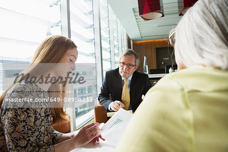 Business colleagues having meeting