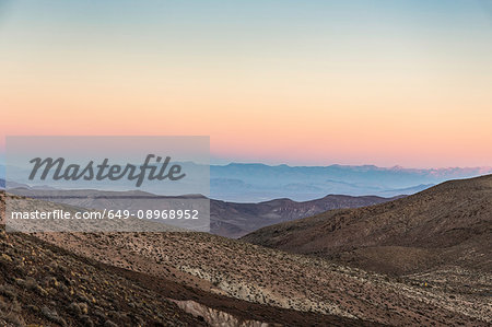 Landscape from Dante's View at sunset, Death Valley National Park, California, USA