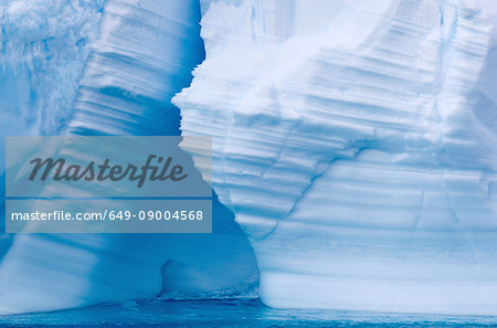 Iceberg, ice floe in the Southern Ocean, 180 miles north of East Antarctica, Antarctica