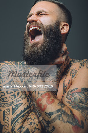 Image generated by DALLE2 Prompt a man covered in tattoos of English   Download Scientific Diagram