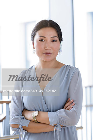 Portrait of businesswoman in office
