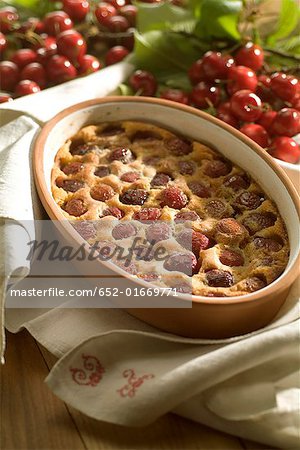 Cherry clafoutis