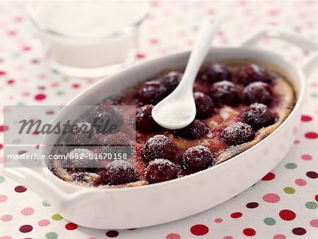 Cherry clafoutis