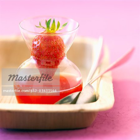 Strawberry soup