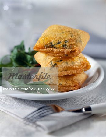 Cheese and herb croquettes