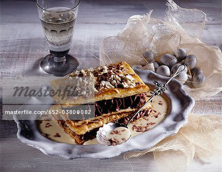 chocolate mille-feuille