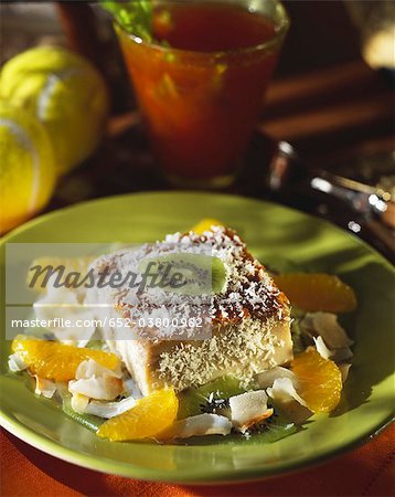 Exotic fruit cake