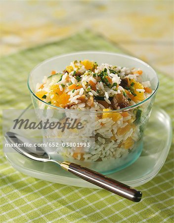 Exotic rice salad