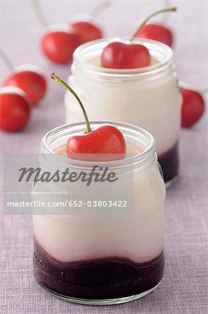 Cherry yoghurt