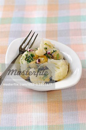 Cauliflower,confit citrus and red onion salad