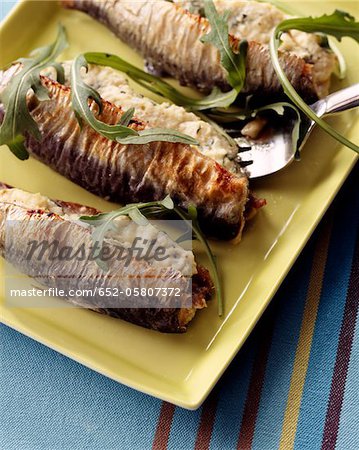 Sardines stuffed with Brousse