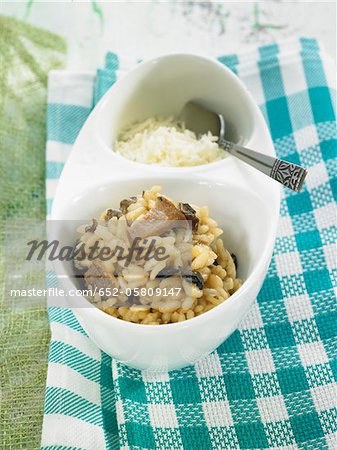 Mushroom risotto