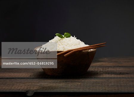 Bowl of Basmati rice