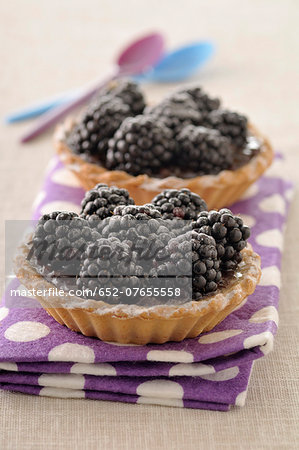 Blackberry tartlets Blackberry tartlets