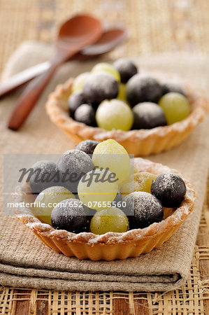 Grape tartlet