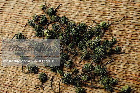 Dried herbs, still life