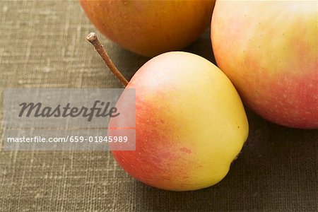 Three apples (close-up)