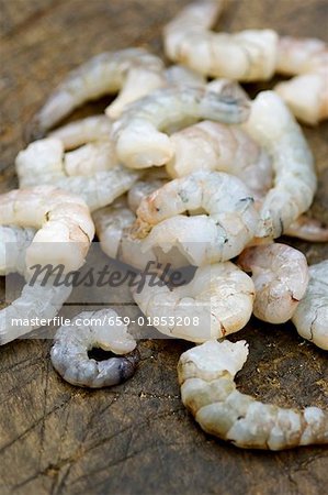 Peeled shrimp tails
