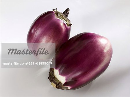 Two Thai aubergines