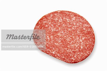 A slice of salami