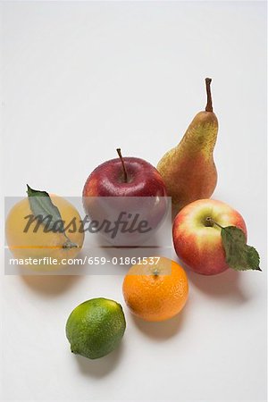 Apples, pear and citrus fruit