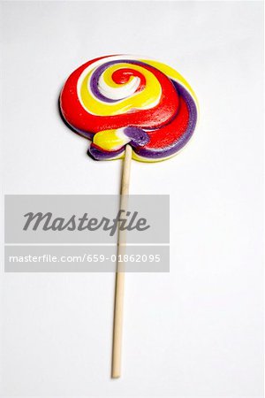 Coloured lollipop