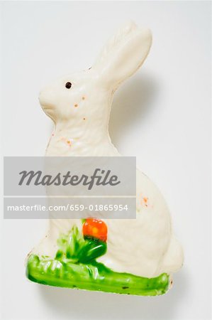 White chocolate Easter Bunny