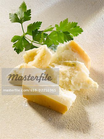 Parmesan with parsley