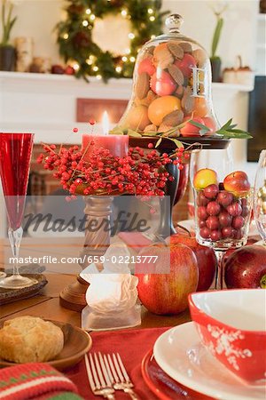 Christmas table (detail)