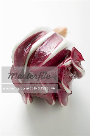 Radicchio from the top