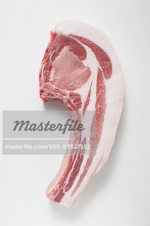 Fresh organic pork chop