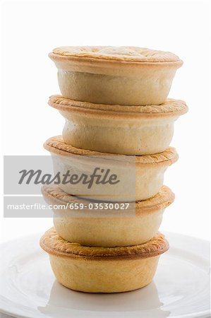 Meat pies, stacked (Australia)