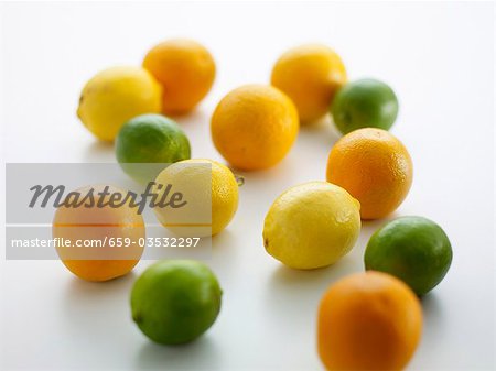 Lemons, limes and oranges