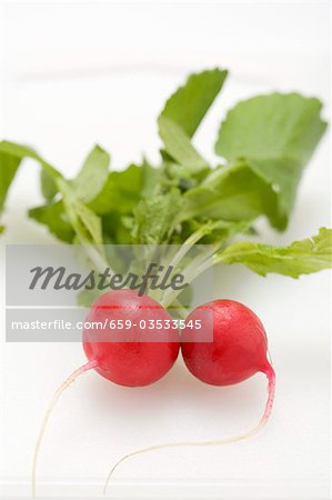 Two radishes