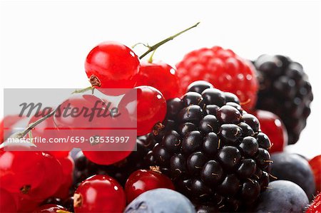 Assorted berries (close-up) Assorted berries (close-up)